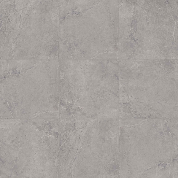 Soreno Grigio 24 In. X 24 In. Matte Porcelain Floor And Wall Tile, 4PK